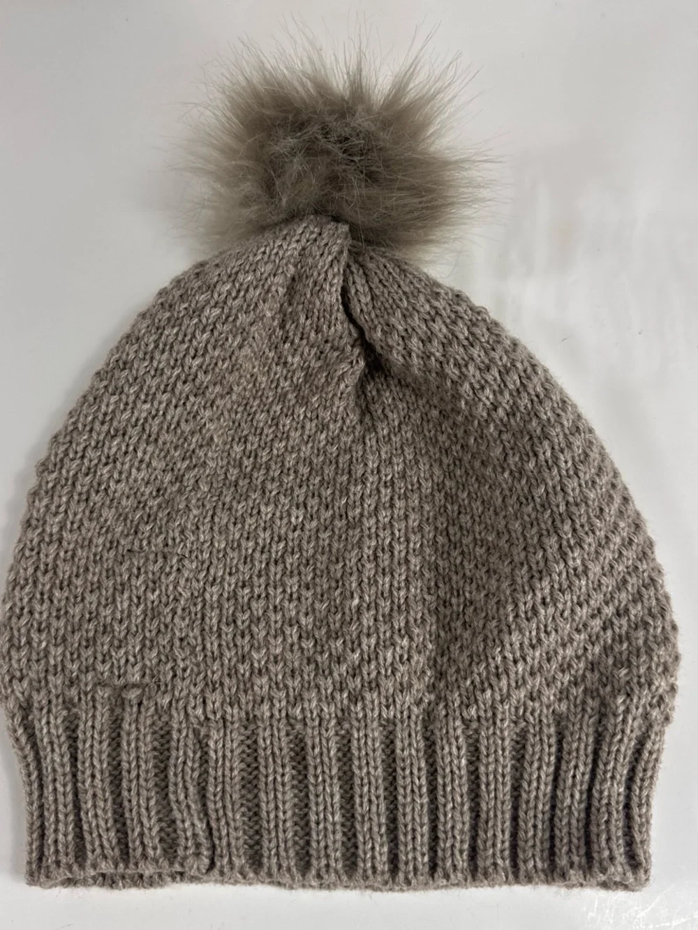 Cozy Taupe Knit Hat, Scarf & Mittens Set - Women Accessories
